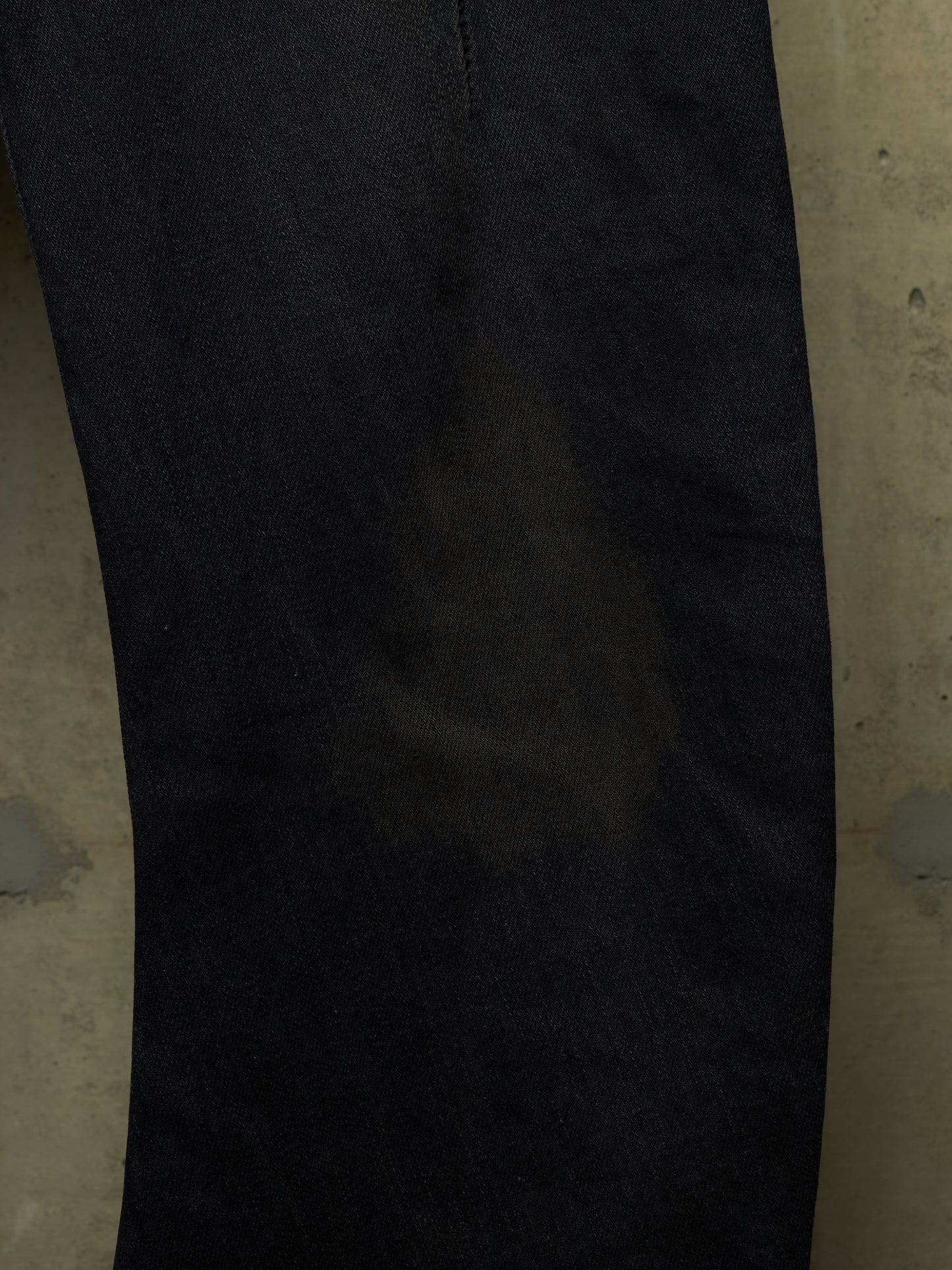 11 by Boris Bidjan Saberi AW16 'P1 F-1401' Indigo Washed J-Cut Distressed Denim