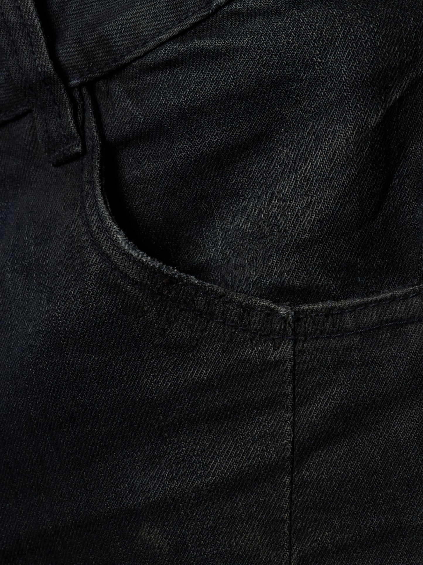 11 by Boris Bidjan Saberi AW16 'P1 F-1401' Indigo Washed J-Cut Distressed Denim