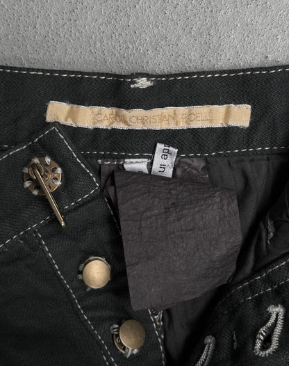 Carol Christian Poell AW06-07 'JM/2181' Twisted Overlock Denim