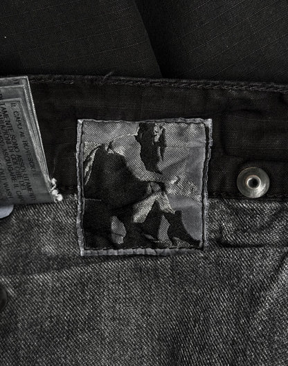 Rick Owens DRKSHDW AW09 “CRUST” Light-waxed Cotton Poplin Skinny Pants