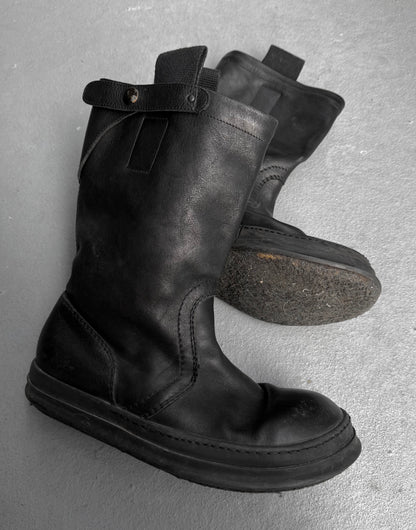 Rick Owens AW05 "MOOG" Pull-Tab Engineer Sneaker Boots