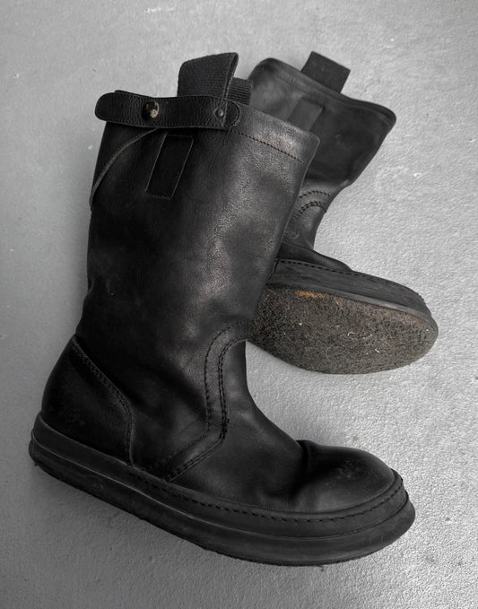 Rick Owens AW05 "MOOG" Pull-Tab Engineer Sneaker Boots