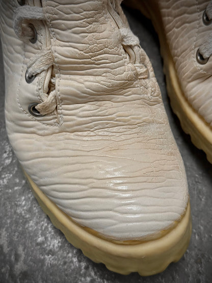 Carol Christian Poell 'AM/2684 CUBS-PTC/01' Object Dyed One-Piece Prosthetic Ankle Rubber Drip Work B detail | DRIEW GARMENTS