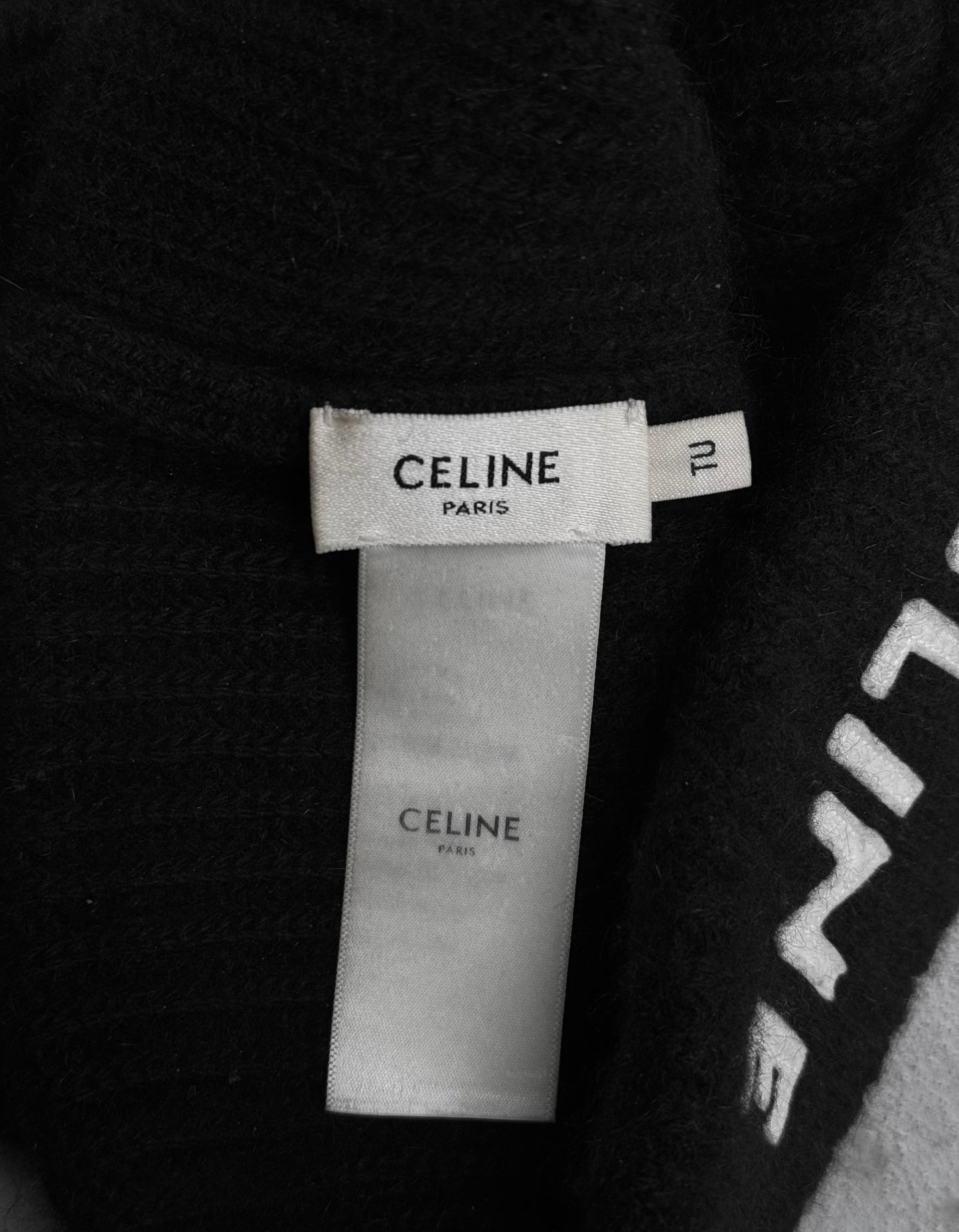 CELINE by Hedi Slimane AW21 Ribbed Wool Beanie