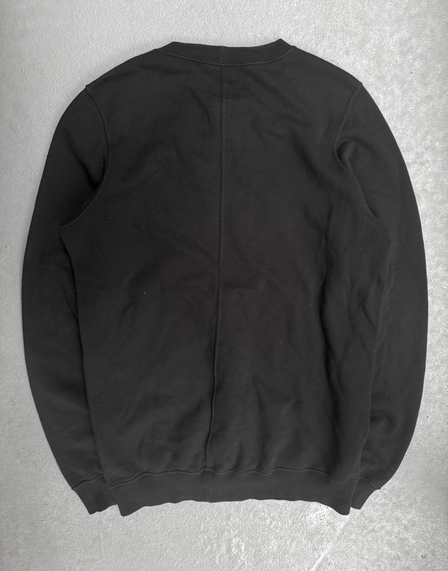 Rick Owens DRKSHDW AW13 "PLINTH" Patch Graphic Long-sleeves Jumper