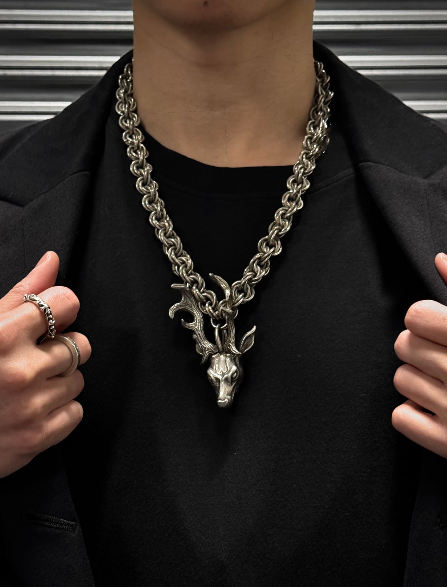 Number (N)ine x Magical Design AW08 “My Own Private Portland” 925 Silver Deer Necklace