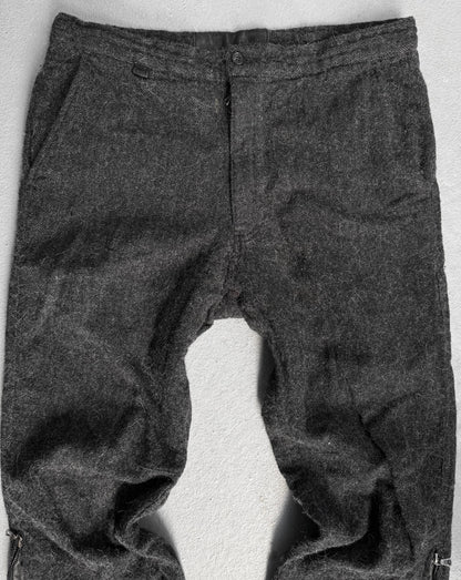 Isamu Katayama “BACKLASH” 2010s Wool Blend Wide-Leg Trousers