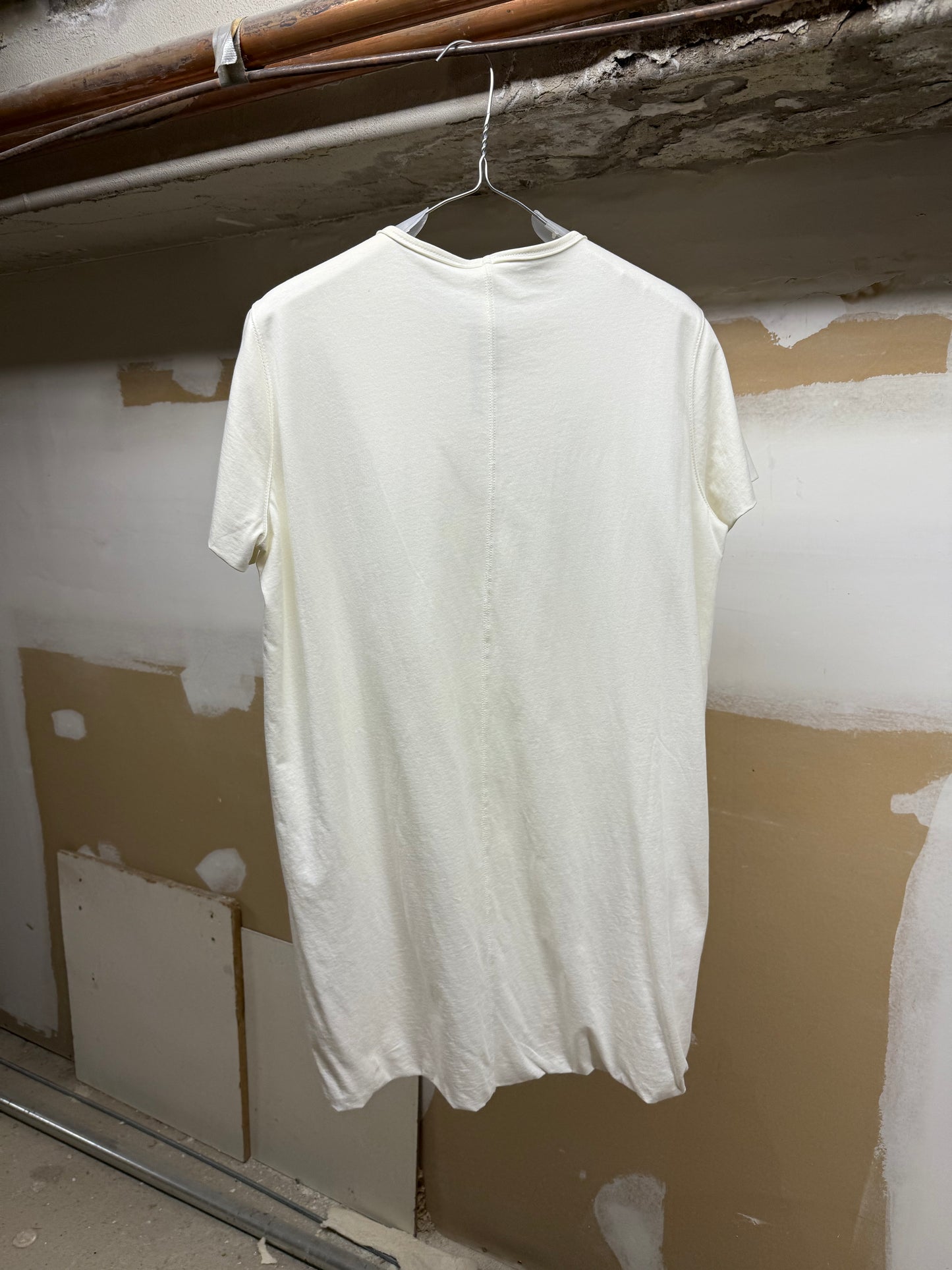 Rick Owens DRKSHDW SS17 MILK Double Layered Level T-shirt detail | DRIEW GARMENTS