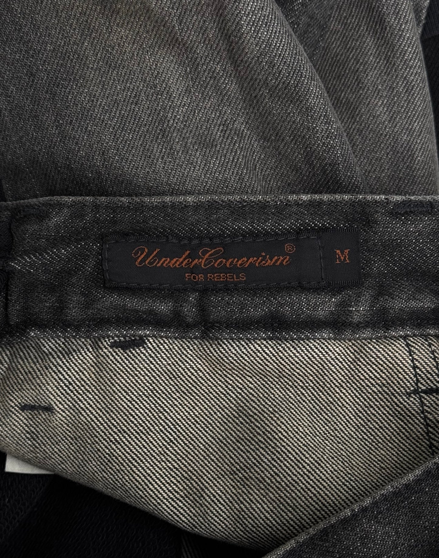 UNDERCOVER AW02 “Witch’s Cell Division” Hybrid Cargos Flare Denim