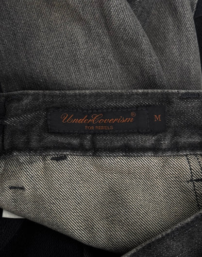 UNDERCOVER AW02 “Witch’s Cell Division” Hybrid Cargos Flare Denim