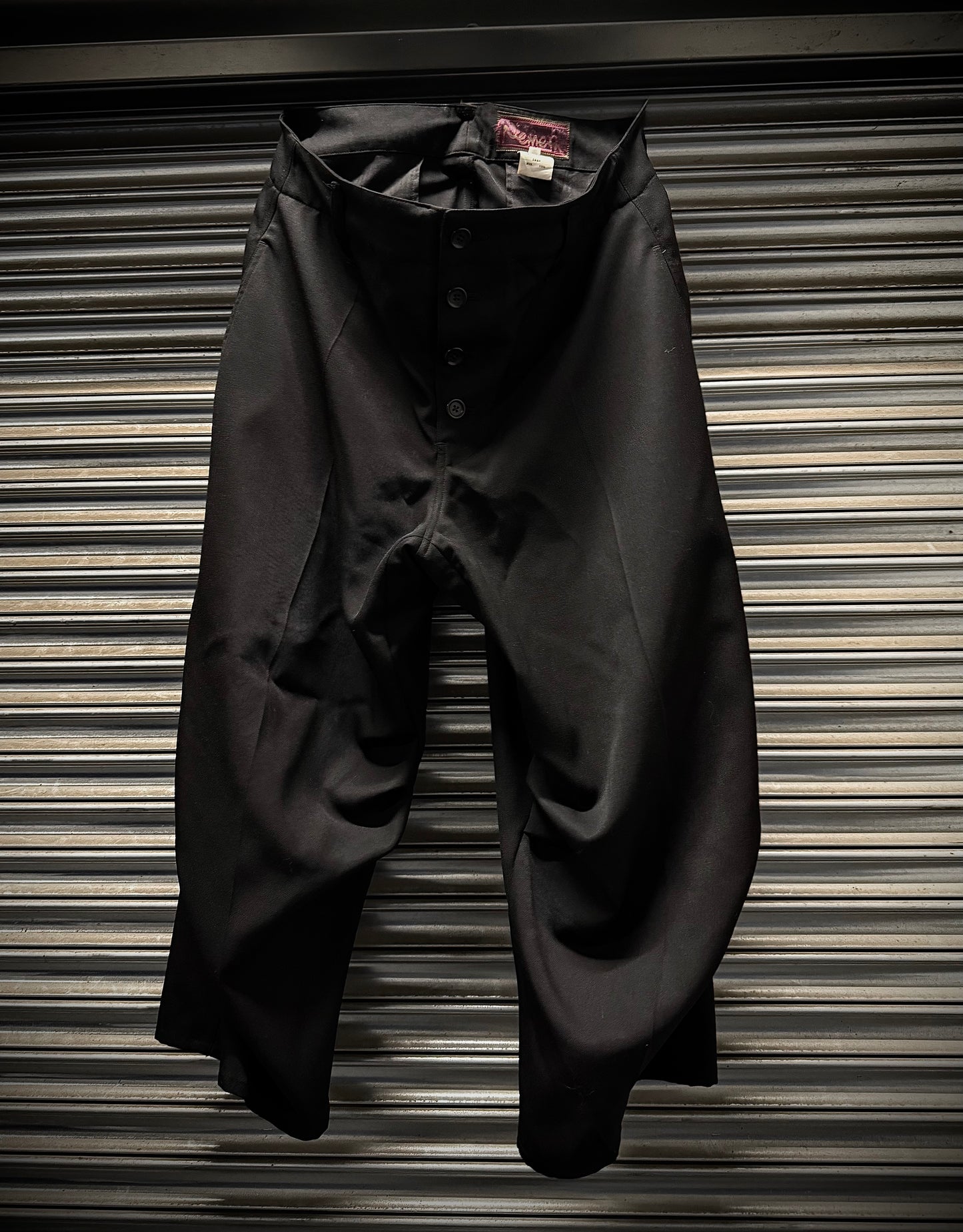 Chistopher Nemeth 'NO.102D' 3D Pleated Knee Wool Crop Pants