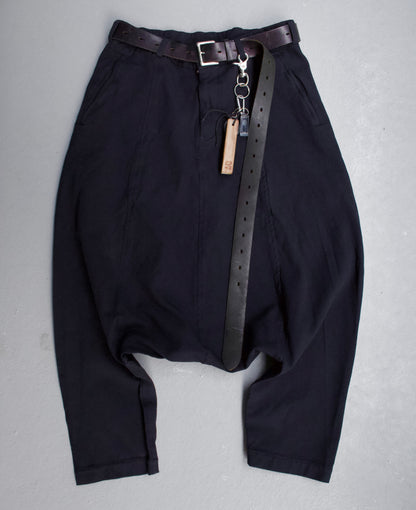 COMME des GARÇONS SS10 Navy Drop-Crotch Pants