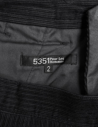 5351 Pour Les Hommes Early 00s Pleated Corduroy Wide Leg Pants