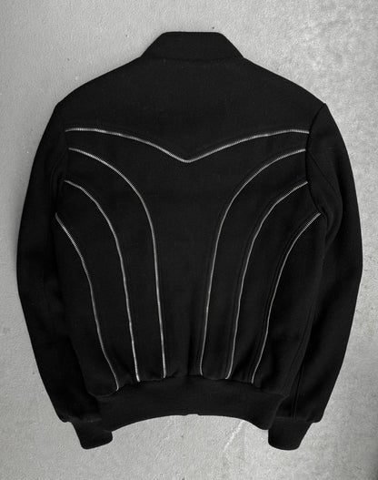 Saint Laurent Paris AW15 Wool Zip Bomber Jacket