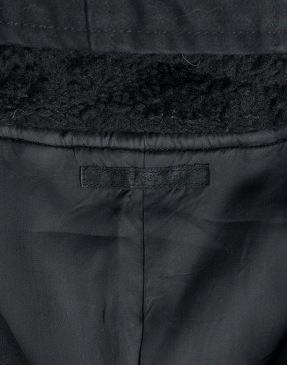 The Viridi-anne Moleskin Cotton Hooded Long Coat
