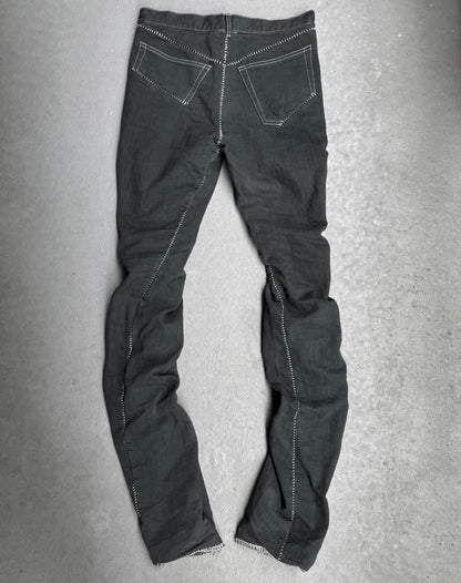 Carol Christian Poell AW06-07 'JM/2181' Twisted Overlock Denim