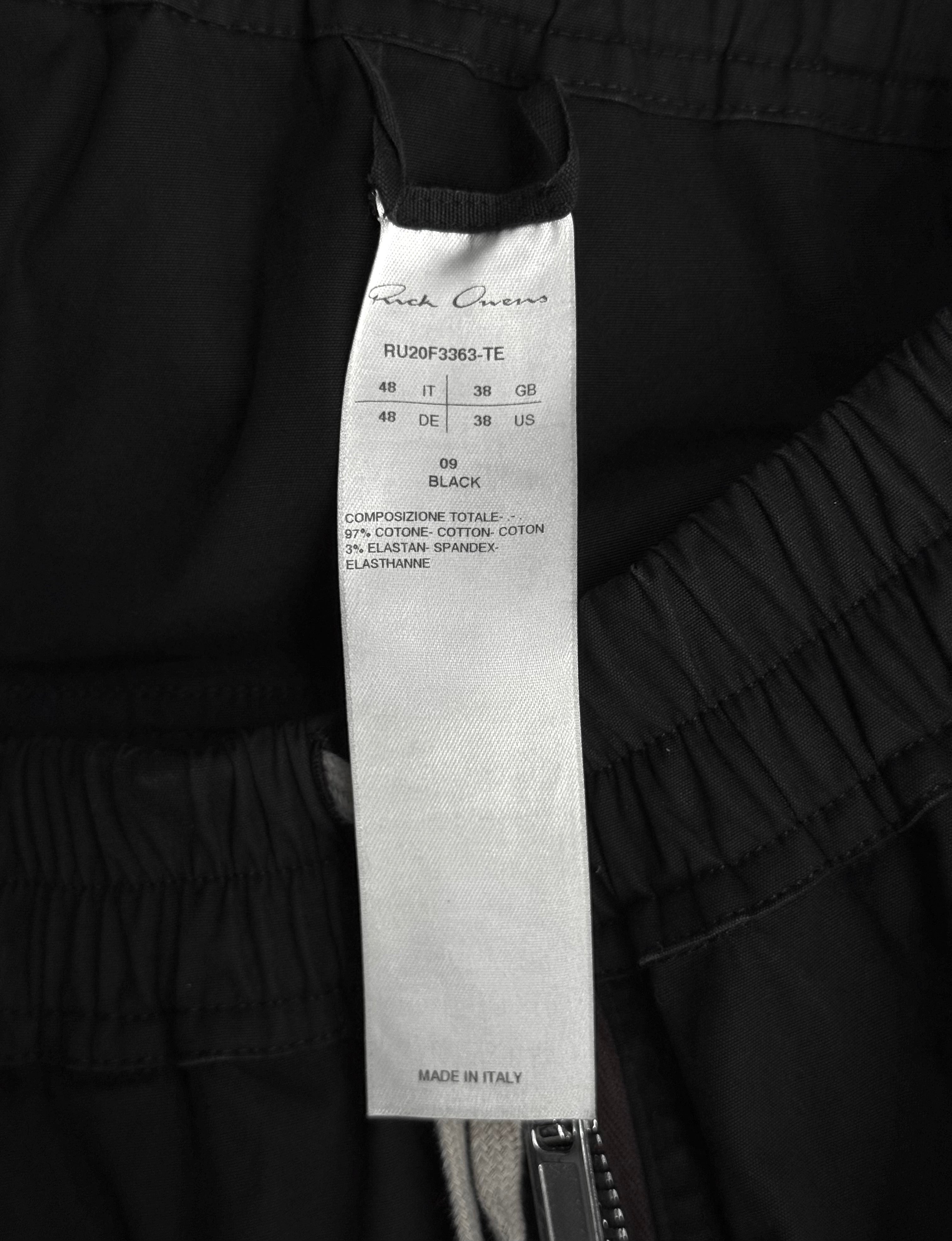 Rick Owens AW20 Performa Bela Drop-Crotch Crop Pants 48 – DRIEW