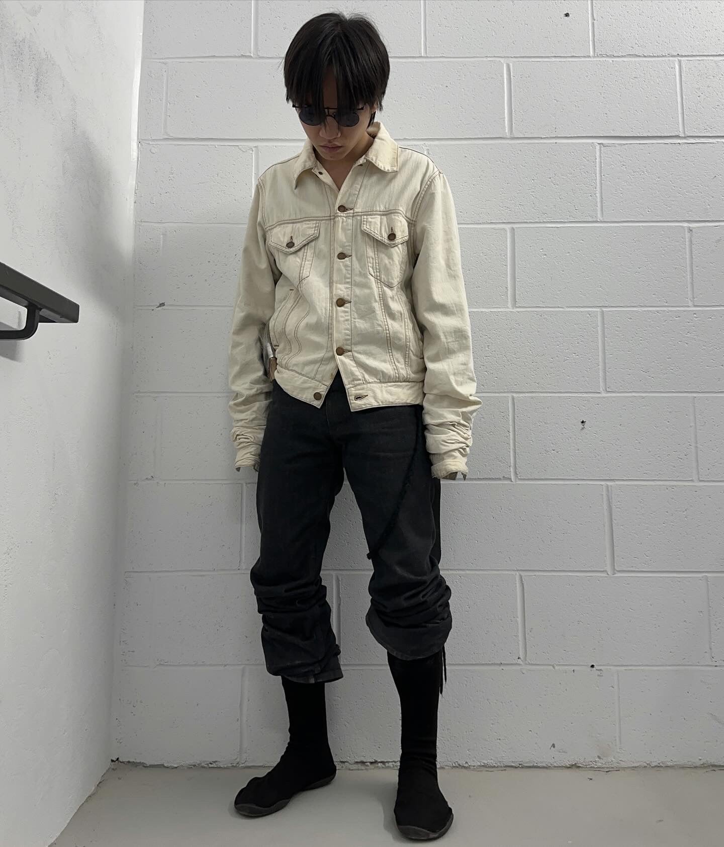 Mihara Yasuhiro AW05 Layered Stack Denim Jacket