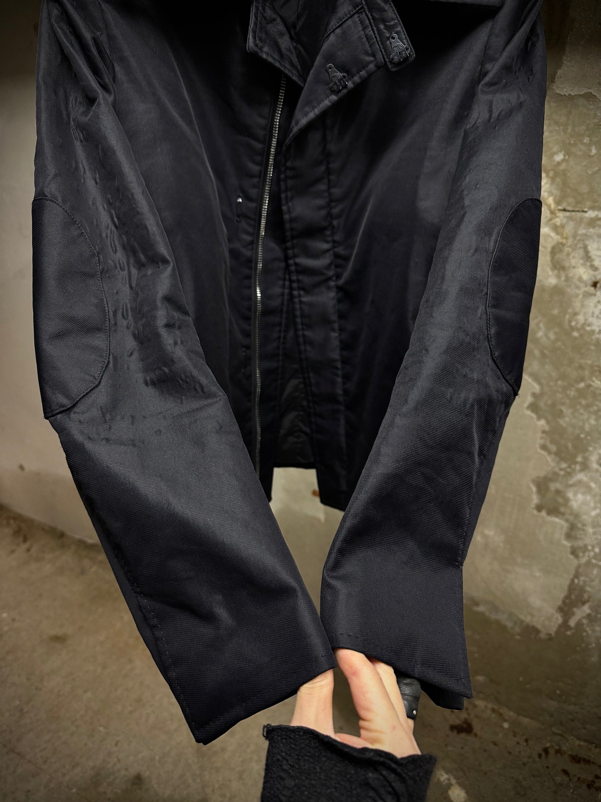 Carol Christian Poell AW96-97 Bubble Effect Zip-Up Work Jacket detail | DRIEW GARMENTS