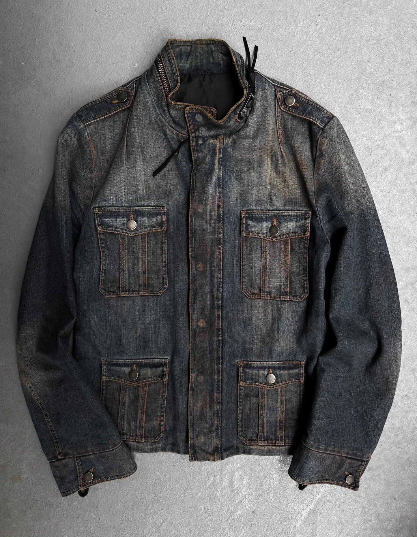 DIOR HOMME by Hedi Slimane AW05 "In The Morning" M-65 Field Denim Jacket