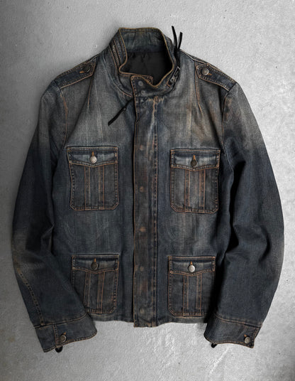 DIOR HOMME by Hedi Slimane AW05 "In The Morning" M-65 Field Denim Jacket