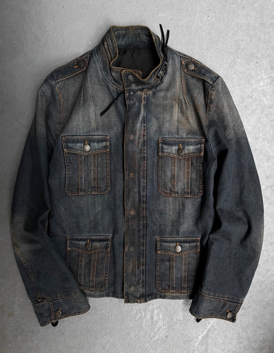 DIOR HOMME by Hedi Slimane AW05 "In The Morning" M-65 Field Denim Jacket