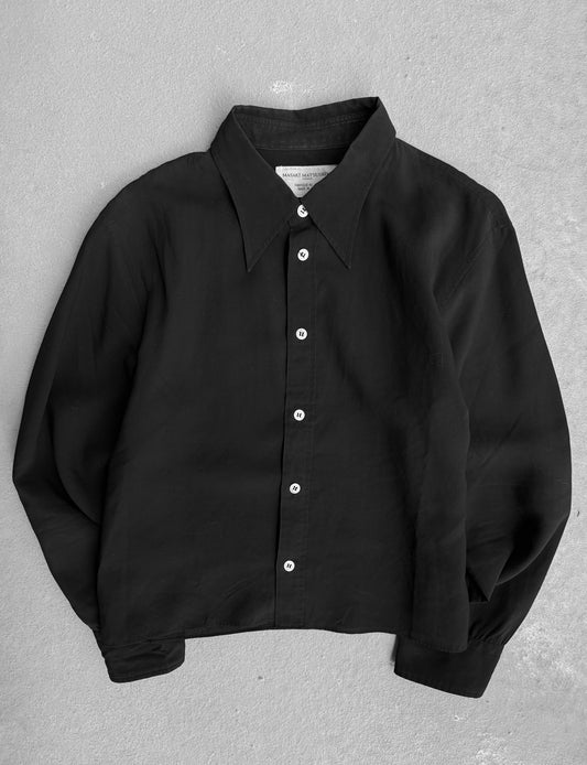 Masakï Matsushïma Late 90s Cropped Rayon Shirt