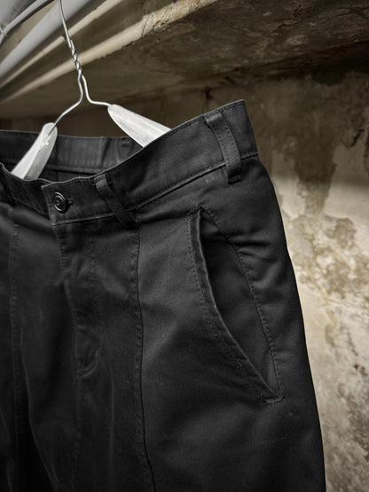 COMME des GARÇONS BLACK COMME des GARÇONS SS13 Cropped Drop-Crotch Denim detail | DRIEW GARMENTS