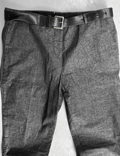 NICOLAS ANDREAS TARALIS Early 00s Laser Cut Slim-fit Dress Pants