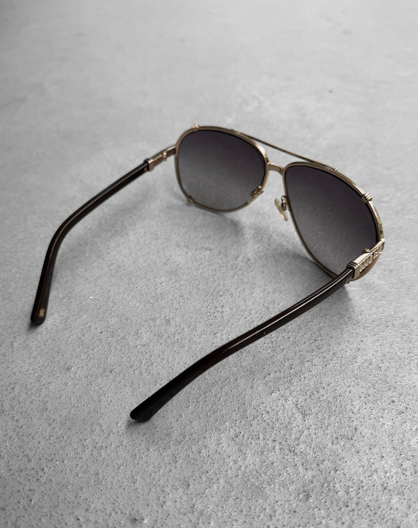 DIOR 2010’s Purple Tinted Gold Sunglasses