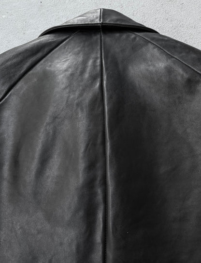 Carol Christian Poell ‘LM/2498 CORS-PTC/010’ Object-dyed Lined Scarstitch Horse Leather Jacket