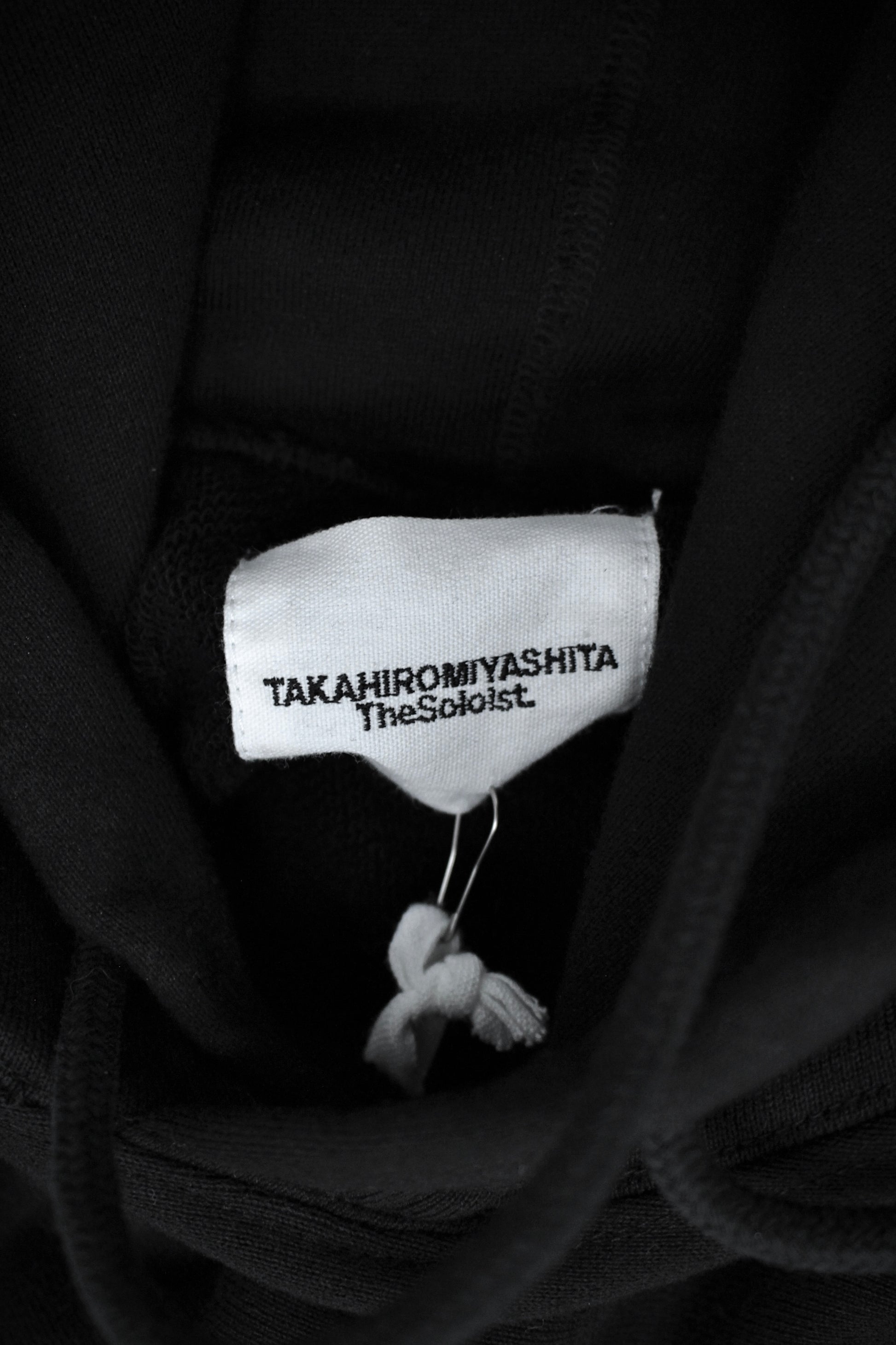 TakahiroMiyashita TheSoloist. SS25 "PLAINSONG" Cotton Terry Raglan Hoodie detail | DRIEW GARMENTS
