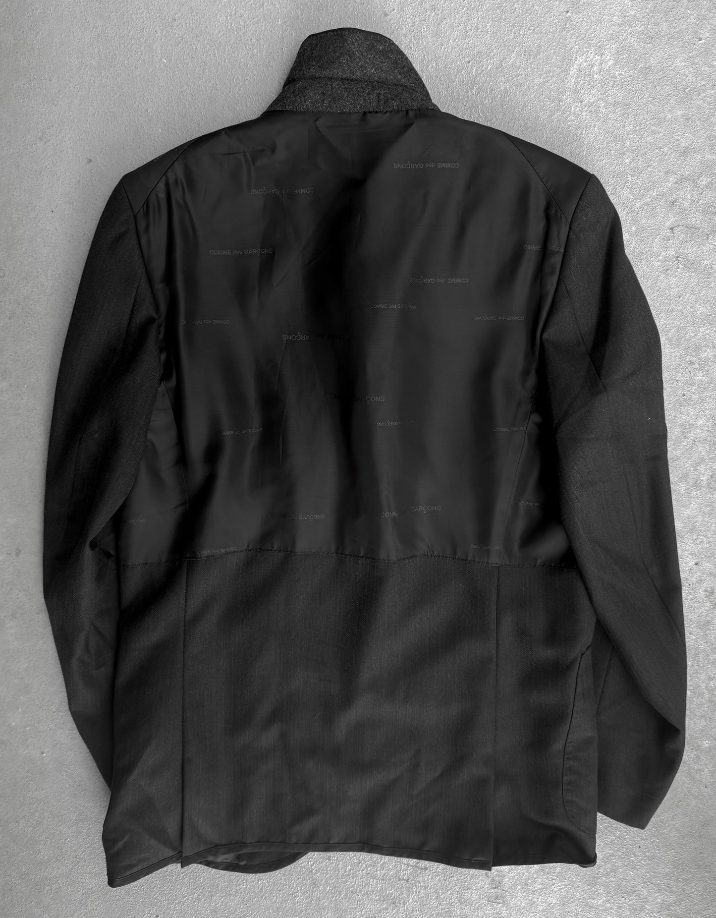 COMME des GARÇONS HOMME DEUX AW22 Lining Panel Blazer