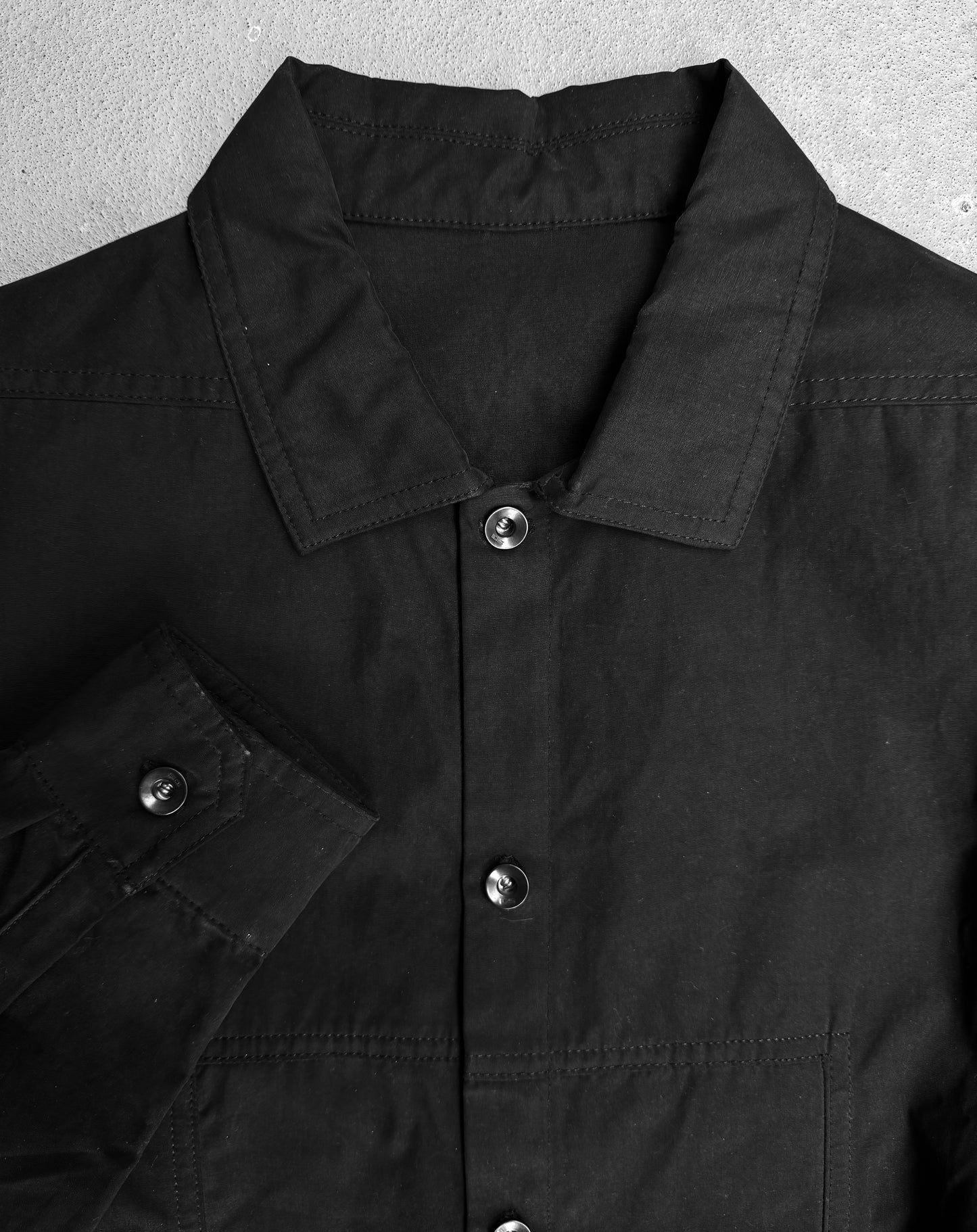 Rick Owens DRKSHDW AW17 “GLITTER” Moleskin Cotton Field Button-up Jacket