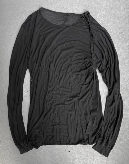 Rick Owens DRKSHDW AW12 "MOUNTAIN" Sheer Pentagram Long-sleeves