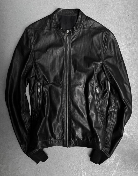 Rick Owens SS15 “FAUN” Calfskin Leather Sternberg Rider Jacket