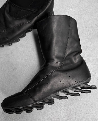 Rick Owens x adidas SS15 “FAUN”Leather Spring-blade Boots