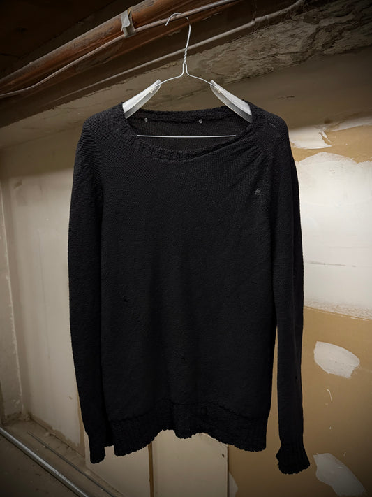 Carol Christian Poell ‘KM/2629-IN PENTASIR/10’ Seamless Round Neck Wool Knitted Sweater