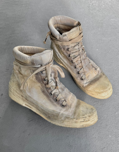 Carol Christian Poell ‘AM/2524 ROOMS-PTC/01’ Object-dyed Kangaroo Leather Drip Sneakers