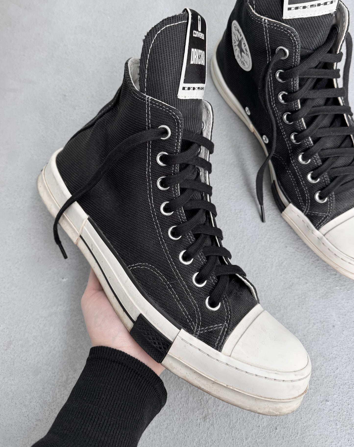 Rick Owens DRKSHDW x Converse ‘DRKSTAR’ Hi-top Sneakers