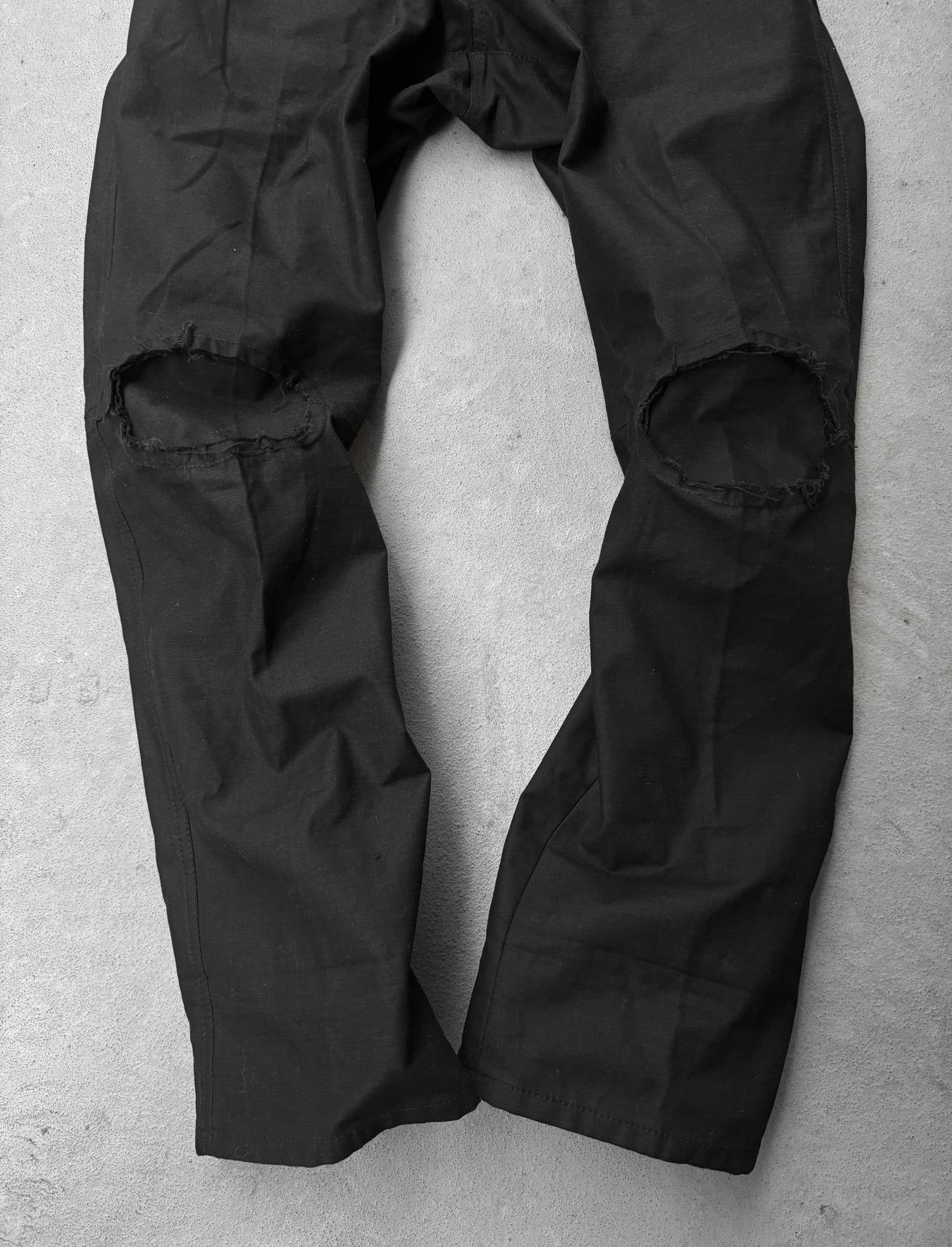 Christopher Nemeth 'NO. 820' 3D Structure Repaired Knee Denim