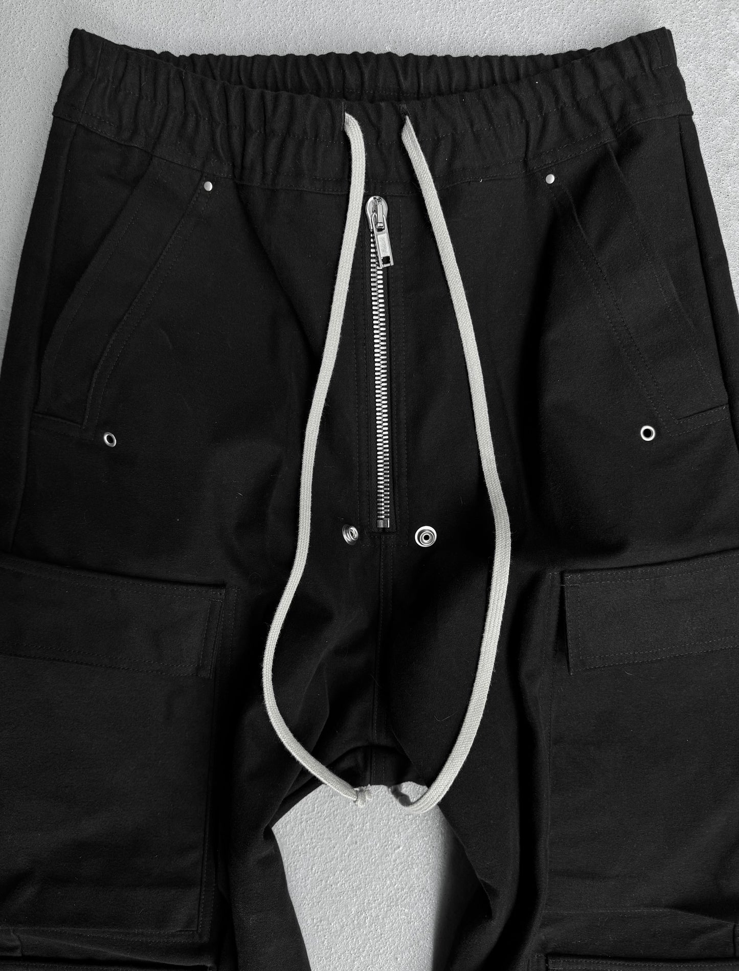 Rick Owens AW23 “LUXOR” Moleskin Jumbo Leg ‘Bela’ Cargo Pants