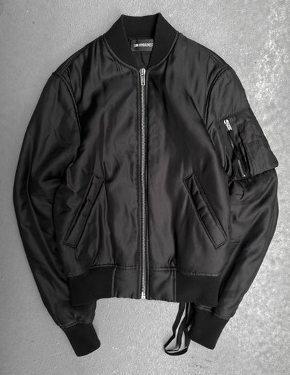 Ann Demeulemeester AW22 Silk Barbara Standard Bomber Jacket
