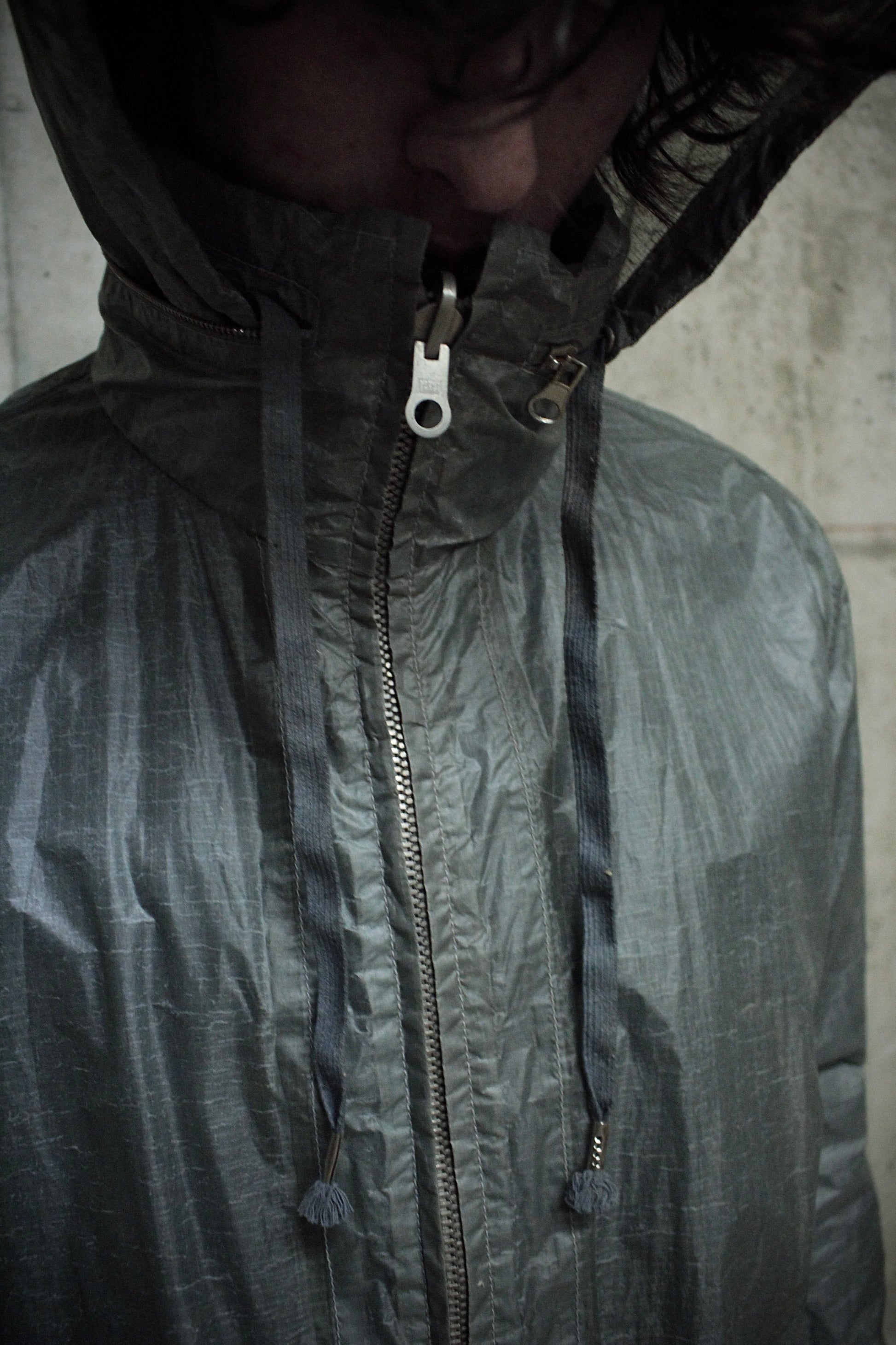Carol Christian Poell 'LOM/2400 ROOLS-PTC/29' Reversible Object-dyed Kangaroo Leather Parachute Parka detail | DRIEW GARMENTS