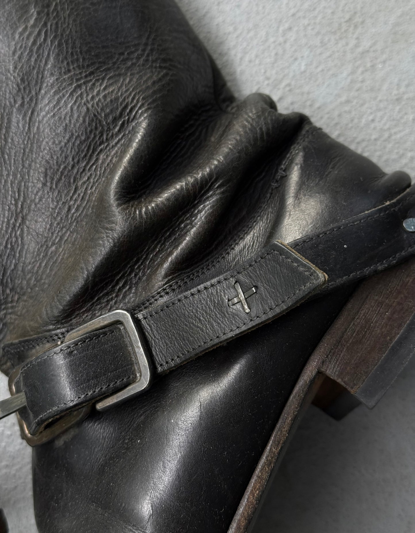 m.a+ by Maurizio Amadei 'S1C24' VA 1.5 Slim Buckle Engineer Boots