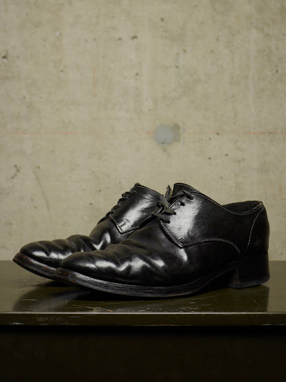 Carol Christian Poell 00s 'AM/2600L CORS-PTC/010' Object-dyed Bipolar Horse Leather Derbies
