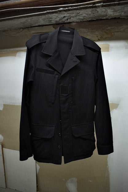 Yohji Yamamoto POUR HOMME AW16 Unlined Wool Gabardine Military Field Jacket | Archive Fashion Toronto