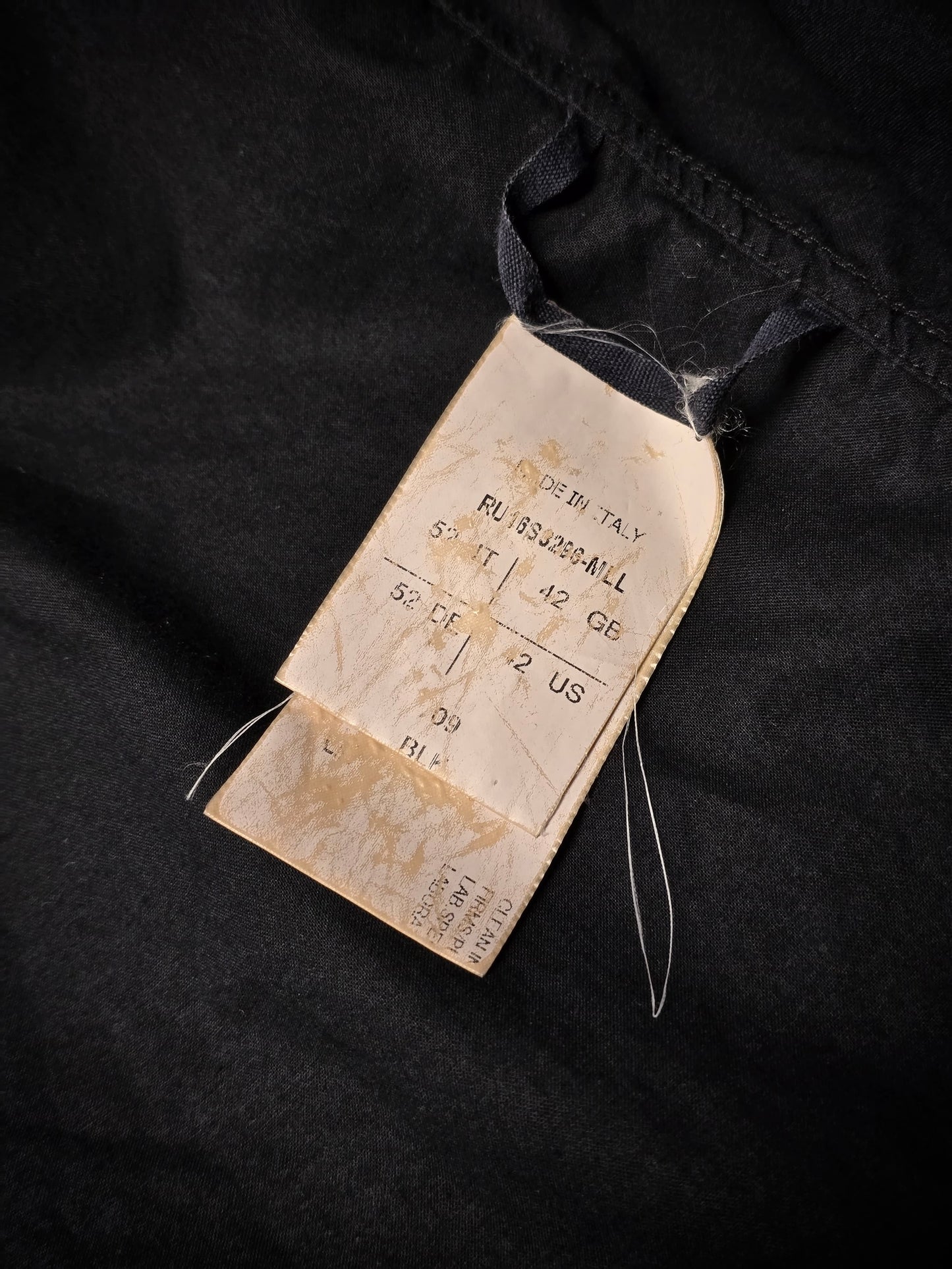 Rick Owens SS16 "CYCLOPS" Calf Leather Trim Mandarin Collar Shirt detail | DRIEW GARMENTS