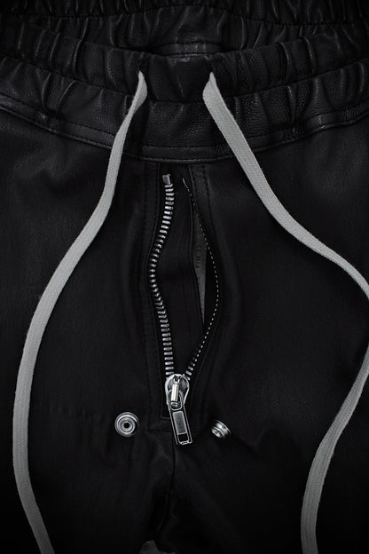 Rick Owens AW23 "LUXOR" Gary Lamb Leather Skinny Pants