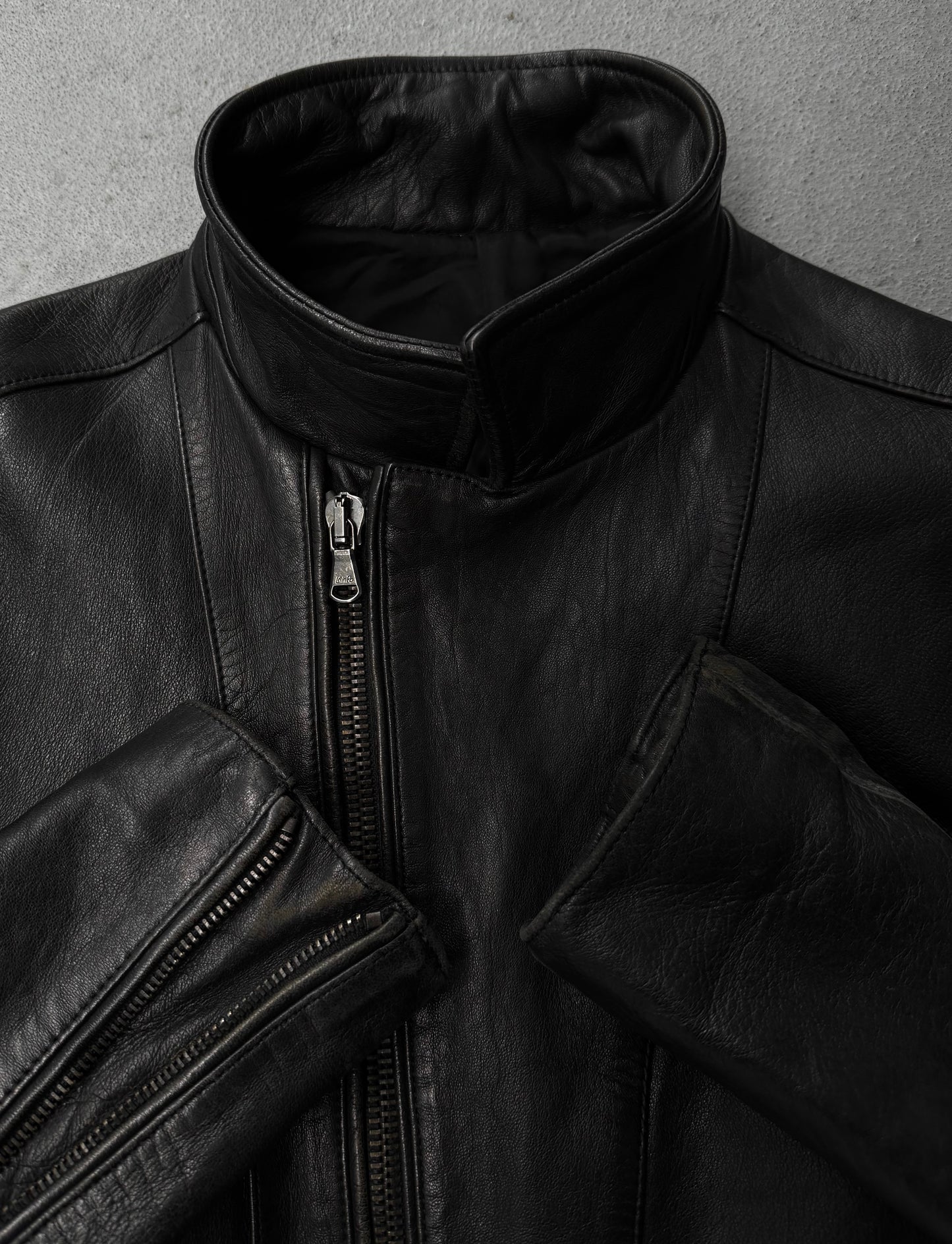 5351 Pour Les Hommes Early 00s Sheepskin Biker Jacket